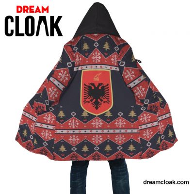 Albania Christmas Cloak - Santa Claus Ho Ho Ho Unisex / XS / Red Official Cloak Merch