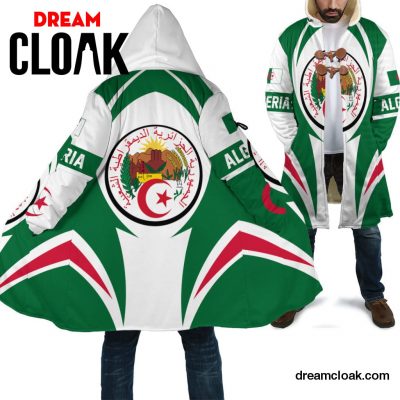Wonder Print Clothing - Algeria Action Flag Cloak RLT7 Unisex / S / Art Official Cloak Merch