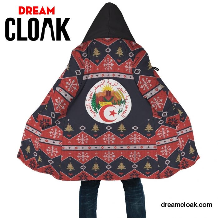 Algeria Christmas Cloak - Santa Claus Ho Ho Ho Unisex / XS / Red Official Cloak Merch