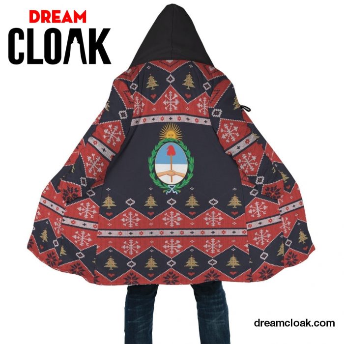 Argentina Christmas Cloak - Santa Claus Ho Ho Ho Unisex / XS / Red Official Cloak Merch