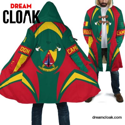 Wonder Print Clothing - Cameroon Action Flag Cloak RLT7 Unisex / S / Art Official Cloak Merch