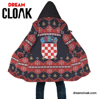 Croatia Christmas Cloak - Santa Claus Ho Ho Ho Unisex / XS / Red Official Cloak Merch