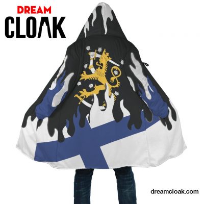 Finland Cloak - Melting Style Unisex / XS / White - Blue Official Cloak Merch