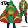 Wonder Print Clothing - Mauritania Action Flag Cloak RLT7 Unisex / S / Art Official Cloak Merch