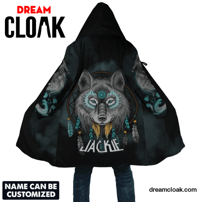 Native American Wolf Customized 3D All Over Printed Cloak Unisex / S Official Cloak Merch