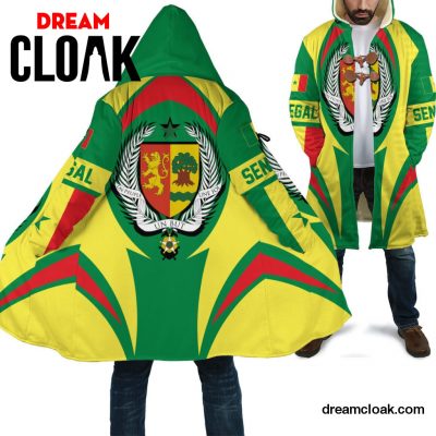 Wonder Print Clothing - Senegal Action Flag Cloak RLT7 Unisex / S / Art Official Cloak Merch