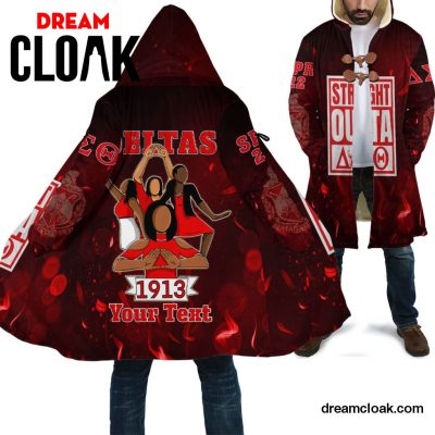 (Custom) Wonder Print Shop Clothing - Straight Outta Delta Sigma Theta Cloak Unisex / S / Red Official Cloak Merch