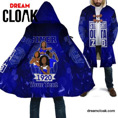 (Custom) Wonder Print Shop Clothing - Straight Outta Zeta Phi Beta Cloak Unisex / S / Blue Official Cloak Merch