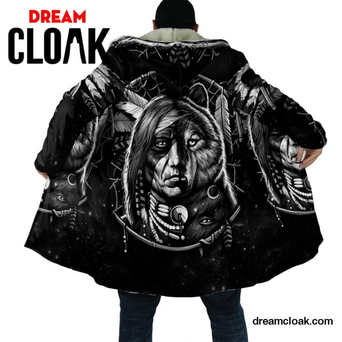 Wolf Native American All Over Printed Unisex Zip Cloak Unisex / S Official Cloak Merch