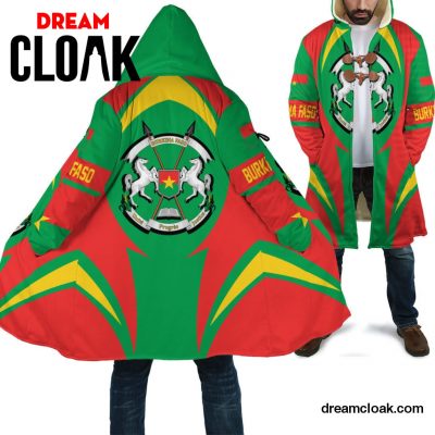 Wonder Print Clothing - Burkina Faso Action Flag Cloak RLT7 Unisex / S / Art Official Cloak Merch